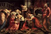 Tintoretto: The Birth of John the Baptist (Keresztelő Szent János születése)